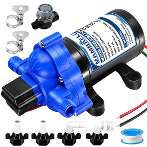 Pompe à diaphragme 12V/24V 4.0GPM 45PSI, pompe à eau <span class=keywords><strong>auto</strong></span>-<span class=keywords><strong>amorçante</strong></span> haute pression pour camping-car, yacht, marine Mambaflo 33 - Product Image 5
