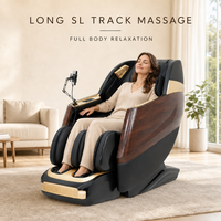 Fauteuil de massage corporel complet OYEAL 3D Zero Gravity avec rails SL, airbags et rouleaux pour les pieds, certifié CE ROHS, garantie 1 an, OEM/ODM disponible