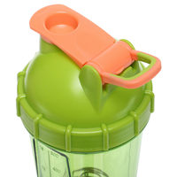 Bouteille shaker protéinée dégradée 500 ml, légère, style revêtu, à boire directement, avec boule mélangeuse – Meilleure vente