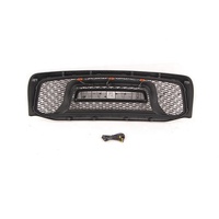 Lumières LED 3 pièces personnalisées et grille avant noire en nid d'abeille pour 2006-2008 pour camionnettes Ram 1500 en matériau ABS durable