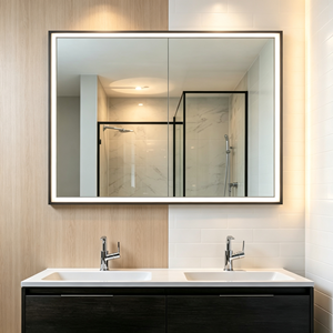 意大利家居装饰浴室镜子 LED智能触摸壁挂式浴室发光镜 - Product Image 6