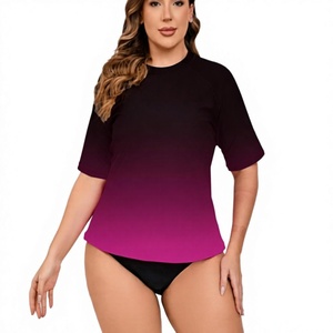 Rashguard MMA Femme Manches Courtes 220g Spandex/Polyester Tissu Rafraîchissant Imprimé par Sublimation Coutures Plates UPF50+ Active Water - Product Image 3