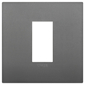 Placa de Pared Vimar Classic 1M Gris 9x9cm - Product Image 1