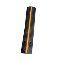 Rampa de Goma Resistente para Carreteras, Protector de Cables de Goma Flexible, Reductor de Velocidad Antideslizante para Entradas de Vehículos, Cubierta de Cables Resistente de 1 Canal