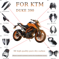 Carenado Completo de Fibra de Carbono Seca para Motocicleta KTM Duke 390 2018-2022