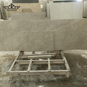 Dalles de quartz imprimées GOLDTOP Luxury Polished Big Slab Modern 7006 Taj Mahal, blanc éthéré, pour vanités de salle de bain de luxe - Product Image 1