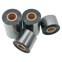 Lilin pita termal 110mm * 300m, untuk pencetak kode batang Zebra TSC Godex