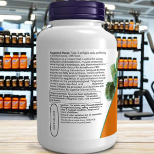 แคปซูลแมกนีเซียมซิเตรต500มก. เกรดอาหารสำหรับผู้ใหญ่ไม่เหมาะสำหรับหญิงตั้งครรภ์ - Product Image 4