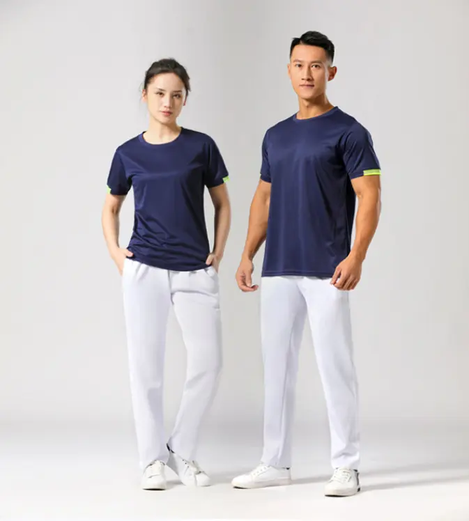 Kostüm design übergroße T-Shirt Männer repräsentieren laufen Fitness studio schnell trocknen Mann T-Shirt mit Frauen