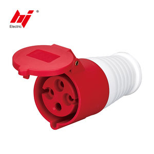 IEC/CE điện màu đỏ phích cắm và ổ cắm kết nối 32A IP44 receptacle - Product Image 1
