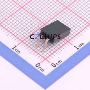 A2541HWR-2P Pin Socket Bent Lead Through Hole,P=2.54mm Connector 1x2P 2.54mm Square Hole Right Angle Insert - Product Image 2