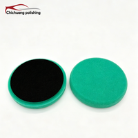 Tampons de polissage auto en mousse de 5 pouces (125 mm), roues de polissage, tampons de lustrage, éponges de polissage pour polisseuse de voiture