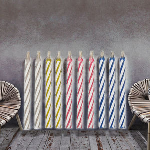 Bougies en Cire de Paraffine Faites à la Main, Couleurs Arc-en-ciel, 24 Pièces, en Spirale, pour Anniversaire, Halloween, Noël – Vente en Gros Direct Usine - Product Image 3