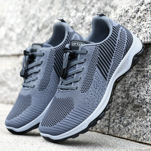 Zapatos Deportivos de Malla para Hombre, con Cordones, Punta Redonda, Suela Plana, Entresuela Transpirable de EVA, Suela Exterior de Goma, para Todas las Temporadas - Product Image 1