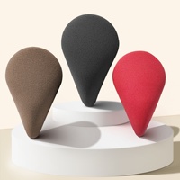 PROMO EXCEPTIONNELLE : Éponge double usage (humide et sèche) en forme d'alien, résistante et absorbante, pour fond de teint et highlighter, motif sac imprimé
