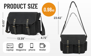 Sac bandoulière homme de style nouveau, haut de gamme, personnalisé, imperméable, pour voyage et sport, vente en gros - Product Image 2