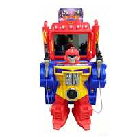 Machine de jeu d'arcade à pistolet optique, machine de tir, pousse-pièces à pistolet optique, console de jeu pour enfants 2 joueurs Mech Hero