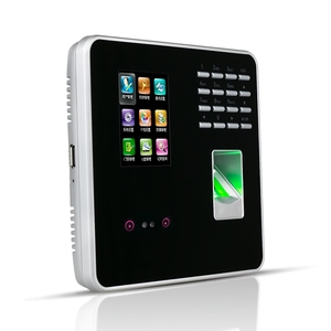 Reloj de tiempo biométrico Red de reconocimiento facial y de huellas dactilares TCP/IP USB Máquina de asistencia de tiempo para empleados - Product Image 1