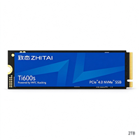 ZHITAI Ti600S M.2 2280 PCIe4.0 NVMe2.0 SSD YMTC Xtacking 4.0 QLC Internal Solid State Drive 512GB 1TB 2TB 4TB untuk Desktop Laptop
