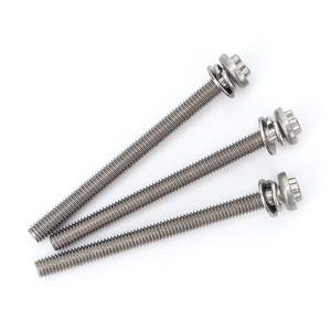 Standard SUS304/ SUS316 Stainless steel anti-theft three combination <b>screws</b> High quality anti-rust for Fastener Purchaser - Product Image 2