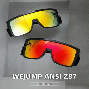 ANSI Z87サイクリングサイドシールドデザイナー安全メガネプラスチック傷防止レンズサングラス - Product Image 2