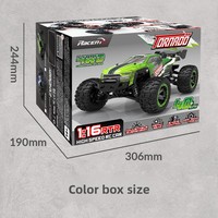 CQZNRC Véhicule télécommandé tout-terrain 1/16 haute vitesse 4x4 2.4G avec grandes roues, camion de loisir radiocommandé, vente chaude