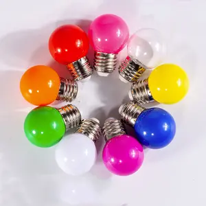 Nuevo E27 Mini Multi Color Led Bombillas Festoon Party Lights Globe Shape Led Lamp Bulb para la decoración del hogar