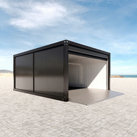 Fournisseurs 20 40 Pieds Luxe Préfabriqué 4.5*5.95m Garage Conteneur Maisons Pack Plat Guest Resort Maison Préfabriquée Hôtel Design