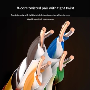 Nhà máy tùy chỉnh ngoài trời tinh khiết Đồng CAT7 Internet cáp thời tiết tốc độ cao CAT7 SFTP Ethernet Cáp đồng - Product Image 4