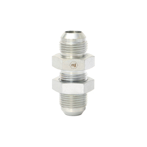 Acier au carbone haute pression mâle JIC à mâle JIC cloison hydraulique adaptateurs connecteurs raccords de tuyau de tuyau - Product Image 2