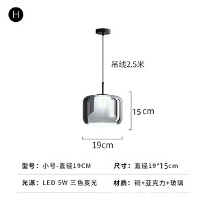 โคมไฟห้อยเพดานทองแดงแท้ ดีไซน์อิตาเลียนทันสมัย สไตล์มินิมอลแบบนอร์ดิก เหมาะสำหรับห้องนอน ห้องรับประทานอาหาร หรือเคาน์เตอร์บาร์ - Product Image 3