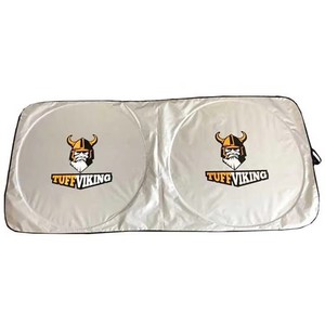 Pare-soleil de voiture personnalisé avec logo, impression haute définition, qualité supérieure, idéal pour les cadeaux d'<span class=keywords><strong>achat</strong></span> de voiture - Product Image 4