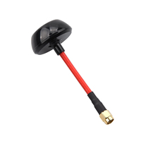 Antenne FPV pour drone 5,8 GHz 6,5 dBi 5150-5850/5700-5900 MHz avec VSWR de 1,5, impédance de 50/75 ohms, traversée de trou, puissance d'entrée de 5 W