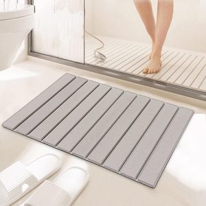 <span class=keywords><strong>FIGOO</strong></span> - Tapis de bain pliable en terre de diatomée, tapis de bain en pierre super absorbant à séchage rapide, tapis de sol antidérapant en diatomite pour salle de bain - Product Image 1