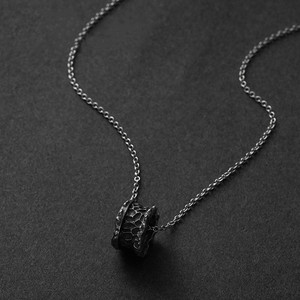 Abyss Retro Punk Couple Necklace Geometric Distressed Pendant Collarbone Chain Gift Jewelry - Product Image 2