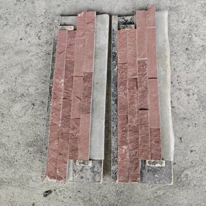 Revestimiento de Pared Exterior Moderno y Cultural de Piedra Arenisca Roja con Superficie Dividida, Paneles de Pizarra Resistentes a los Ácidos - Product Image 3
