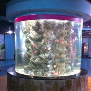 Nouveaux produits de conception, aquarium cylindrique en acrylique coulé pour la décoration de la maison - Product Image 4