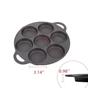 Инструменты для выпечки, чугунная круглая форма для выпечки блинчиков и тортов, форма для маффинов и яиц