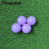 Lot de 2 balles de golf Tour, surface brillante Surlyn, compression 85, couleur violette nacrée, balles de compétition, logo personnalisé, OEM disponible