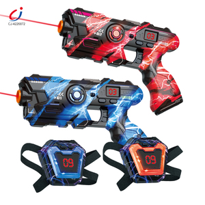 Ensemble <span class=keywords><strong>de</strong></span> pistolets <span class=keywords><strong>de</strong></span> jeu <span class=keywords><strong>de</strong></span> tir au laser Chengji, <span class=keywords><strong>expérience</strong></span> <span class=keywords><strong>de</strong></span> tir, interaction parent-enfant, pistolets électroniques, jouets avec laser - Product Image 1
