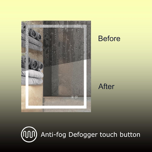 120V 60Hz Circular <b>Mirror</b> Defogger Electric Waterproof LED Wall-Mounted Anti-Fog <b>Mirror</b> Demister <b>For</b> Bathroom - Product Image 2