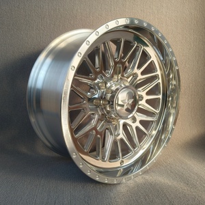 Ruedas Forjadas Pulimentadas 20x10 22x12 24x12 26X14 -18 -<span class=keywords><strong>25</strong></span> -44 -51 -76 -101 Offset 8x165.1 (8x6.<span class=keywords><strong>5</strong></span>), 8x170, 8x180 para Ruedas de Camión - Product Image 5