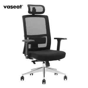 Chaise de bureau pivotante et ergonomique pour chef de travail, chef de bureau, hauteur réglable