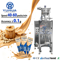 Machine de remplissage et d'emballage automatique de sachets liquides YH pour beurre de cacahuète, ketchup, huile, sauce, liquides visqueux