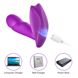 Invisibile Indossabile Vibratore Clitoride e G-Stimolatore del Punto di Telecomando di Vibrazione Masturbazione Dildo Giocattoli per la Donna Adulta <span class=keywords><strong>Sexy</strong></span> - Product Image 5