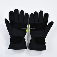 Gants de pompier, gants de sécurité en cuir résistant à la chaleur pour pompiers