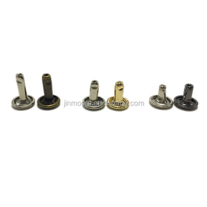 1000 pièces de rivets à double capuchon de luxe, prix abordable, <span class=keywords><strong>attaches</strong></span> pour vêtements et cuir - Product Image 6