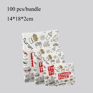 Bolsa de Cartón Biodegradable para Pan con Logotipo Personalizado y Sellado Térmico para Empacar Sushi y Papas Fritas con Impresión Flexográfica - Product Image 3