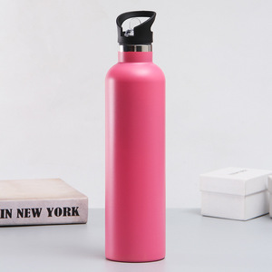 Premium Stainless Steel Vacuum Insulated Water Bottle Wide Mouth <b>Metal</b> Lid Portable Handle for Sports Camping Hiking - Product Image 3