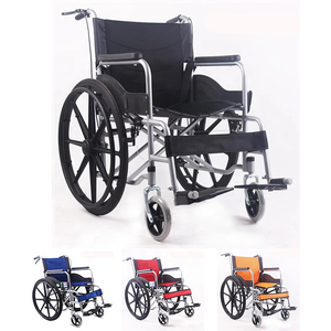 Dobrado 24 Inch Manual <span class=keywords><strong>Wheelchair</strong></span> com pneu sólido e braço 24 Inch Solid Tire <span class=keywords><strong>Wheelchair</strong></span> para venda - Product Image 6